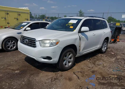 2010 Toyota Highlander Base V6 from USA, damaged, VIN 5TDBK3EHXAS024792